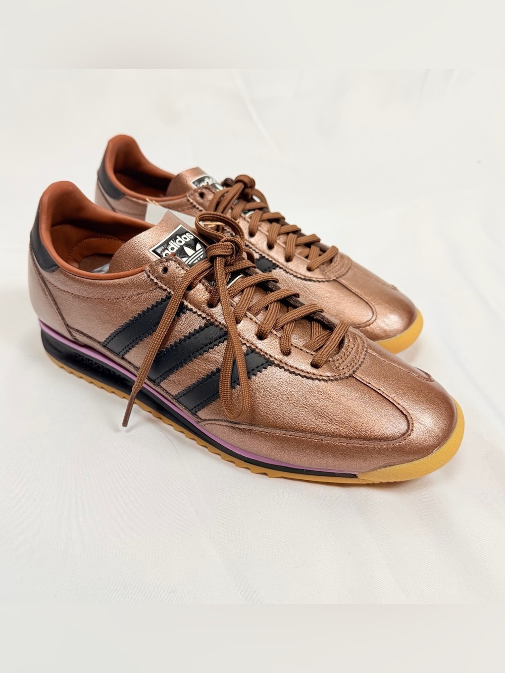 Adidas SL 72 OG Shoes in preloved brown/black/gum